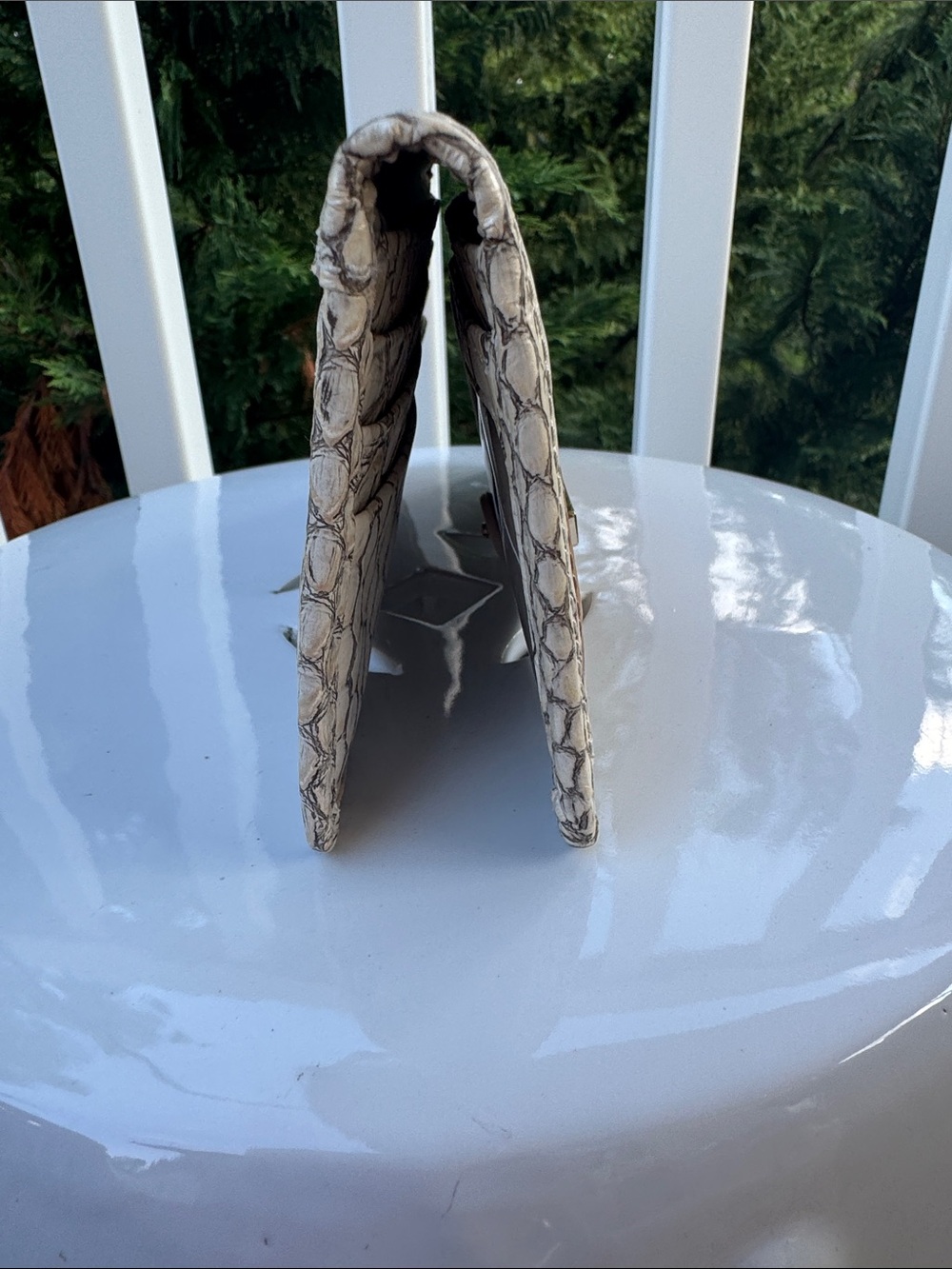 Brahmin Ady Wallet in Oyster Grey Ellacoya leather - Picture 3 of 5